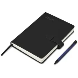 Altitude Enterprise A5 2026 Diary & Zeta Pen Set Navy